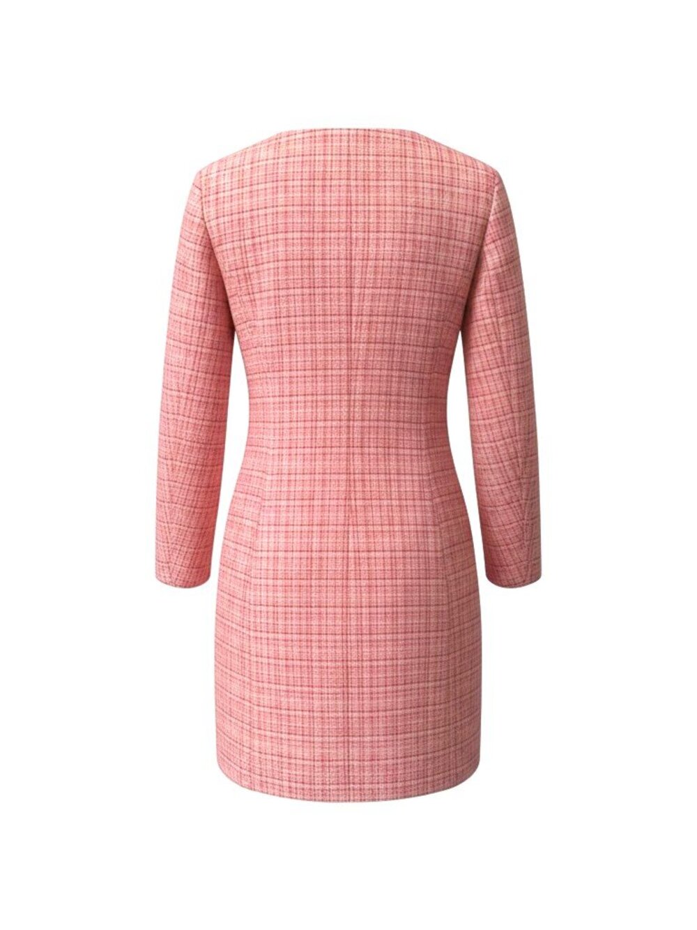 ✨NWT Anne Klein Powder Pink Tweed Topper Coat S - MSRP $169 - Picture 2 of 3